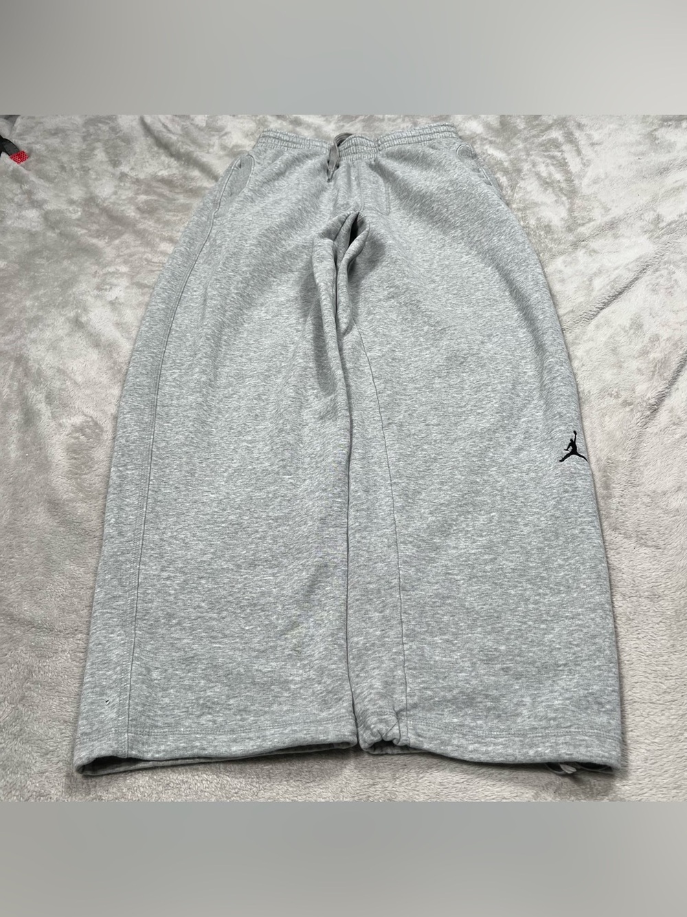 Jordan Four Season Baggy Sweatpants Mens S Gray Jumpan Logo Stretch 657501 063